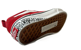 VANS Kids Filmore Sidewall Shoe-RED WHITE - Borderland Muff