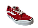 VANS Kids Filmore Sidewall Shoe-RED WHITE - Borderland Muff