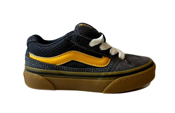 VANS Kids Caldrone Suede Mesh Charcoal-CHARCOAL - Borderland Muff
