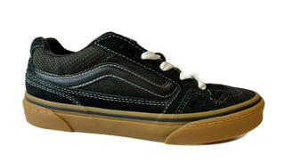 VANS Kids Caldrone Suede Mesh Black-BLACK - Borderland Muff
