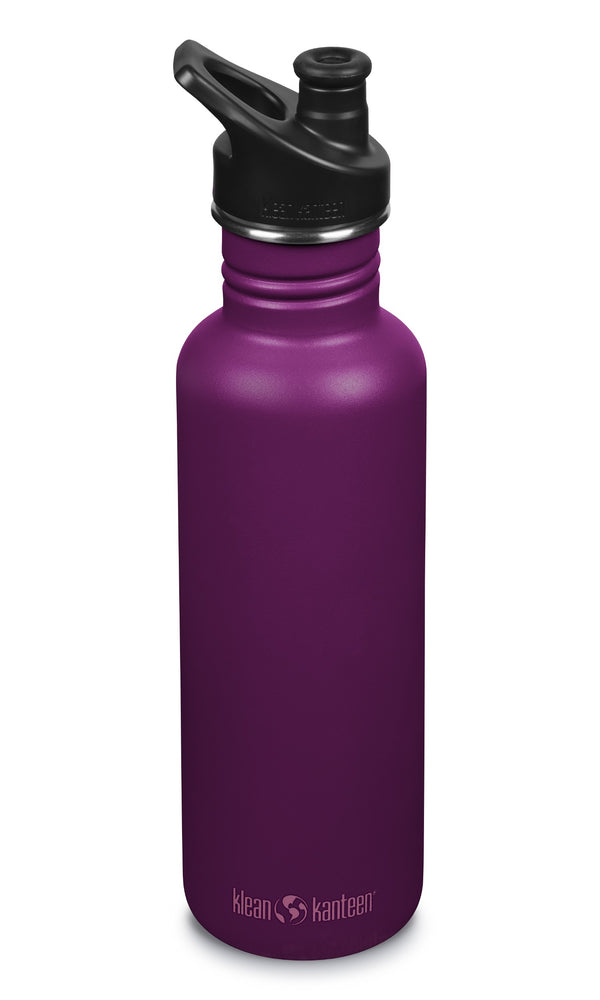 Klean Kanteen 800ml Sportcap Bottle-PURPLE POTIO - Borderland Muff