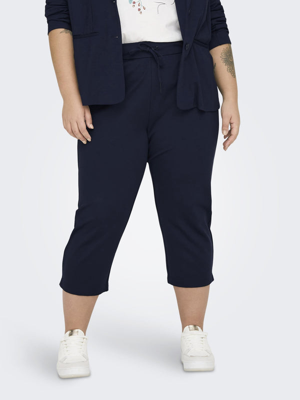 Only Carmakoma Ladies Goldtrash Plus Size Regular Fit Trousers - Borderland Muff