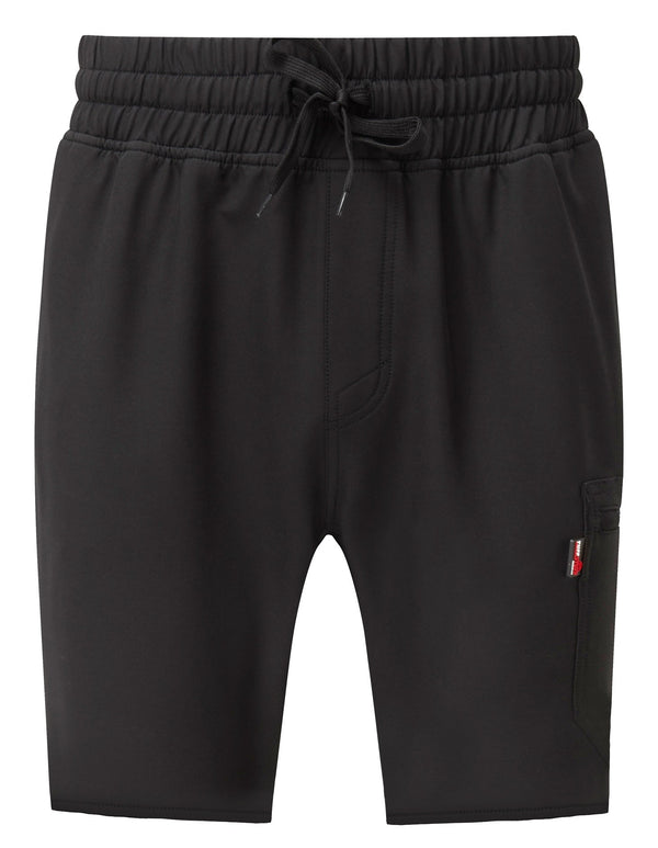 Tuff Stuff Mens Hyperflex Slim Leg 4 Way Stretch Work Shorts-BLACK - Borderland Muff
