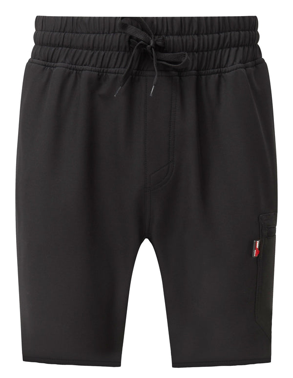 Tuff Stuff Mens Hyperflex Slim Leg 4 Way Stretch Work Shorts-BLACK - Borderland Muff