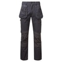 Tuff Stuff Mens Proflex Slim Leg Slim Fit Full Stretch Holster Work Trousers Grey - Borderland Muff
