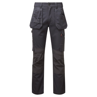 Tuff Stuff Mens Proflex Slim Leg Slim Fit Full Stretch Holster Work Trousers Grey - Borderland Muff