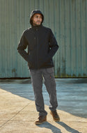 Tuff Stuff Mens Proflex Slim Leg Slim Fit Full Stretch Holster Work Trousers Grey - Borderland Muff