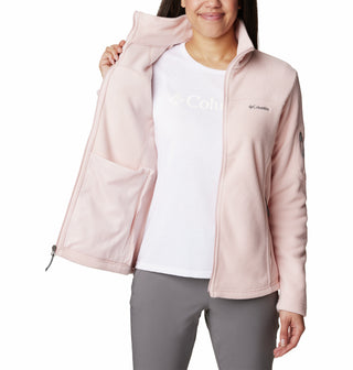 Columbia Ladies Fast Trek II regular Fit Full Zip Fleece-DUSTY - Borderland Muff
