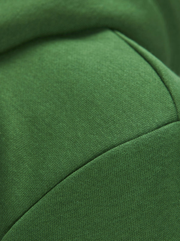 JJXX ladies Abbie Overhead Relaxed Fit Hooded Sweatshirt-GREEN - Borderland Muff