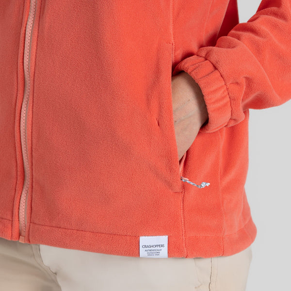 Craghoppers Ladies Miska II Full Zip Fleece-CORAL - Borderland Muff