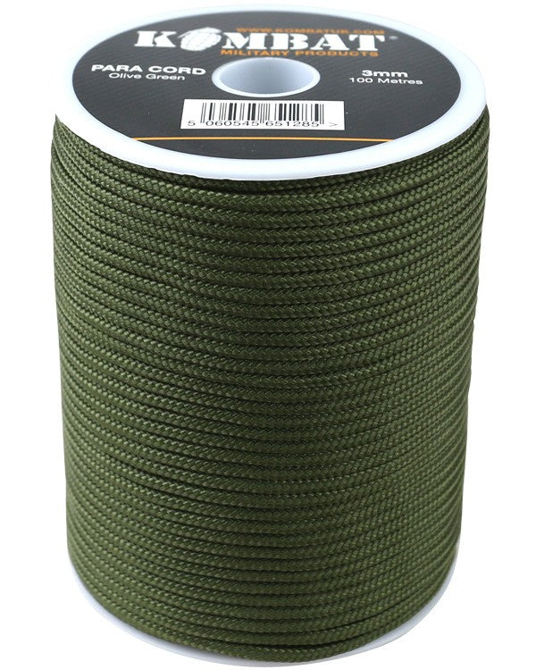 Kombat UK Para Cord 3mm x 100m - Borderland Muff