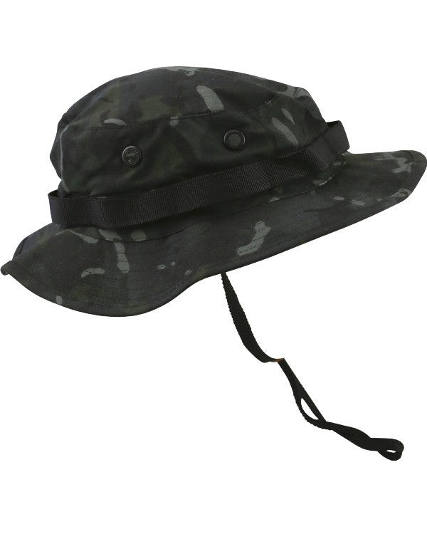 Kombat UK Boonie Jungle Army Style Hat -BLACK - Borderland Muff