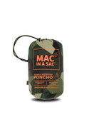 Mac in a Sac Adults Waterproof Breathable Windproof Unisex Packable Poncho-CAMO GREEN - Borderland Muff