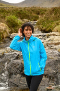 Mac in a Sac Adults Waterproof Breathable Windproof Unisex Origin Packable Jacket -NEON BLUE - Borderland Muff