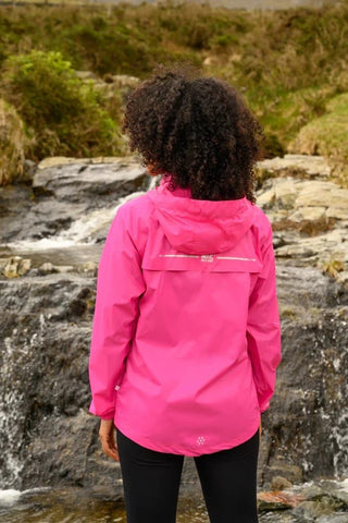 Mac in a Sac Adults Waterproof Breathable Windproof Unisex Origin Packable Jacket-PINK - Borderland Muff