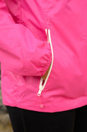 Mac in a Sac Adults Waterproof Breathable Windproof Unisex Origin Packable Jacket-PINK - Borderland Muff