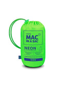 Mac in a Sac Kids Waterproof Breathable Windproof Packable Origin Jacket-NEON GREEN - Borderland Muff