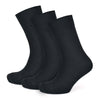 Tom Franks Mens 613  3 pack Plain Non elastic Ribbed 3 pack Socks 7-11 - Borderland Muff