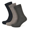 Tom Franks Mens 613  3 pack Plain Non elastic Ribbed 3 pack Socks 7-11 - Borderland Muff