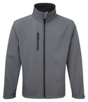 Fort Selkirk Water Resistant Breathable Softshell Jacket-GREY - Borderland Muff