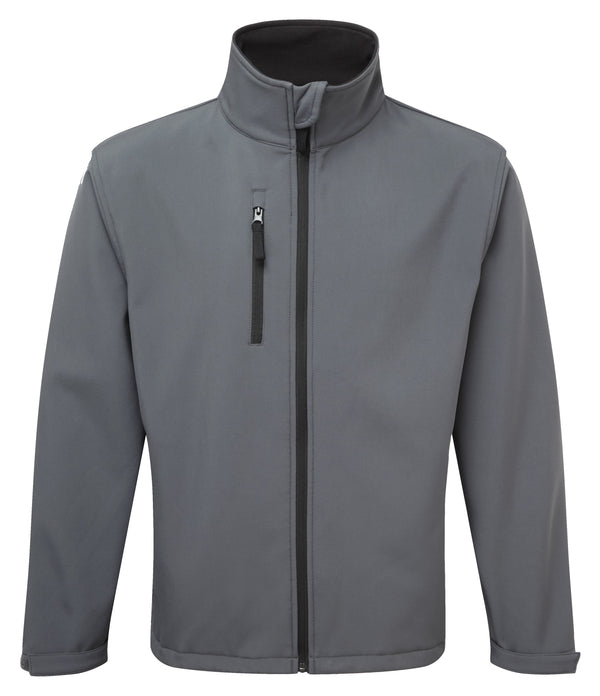 Fort Selkirk Water Resistant Breathable Softshell Jacket-GREY - Borderland Muff