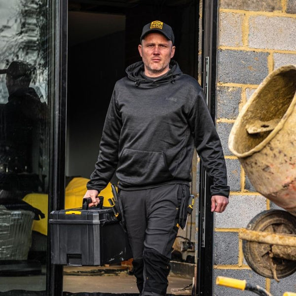 DeWalt Mens Falmouth Regular Fit Performance Work Top Hoody - Borderland Muff