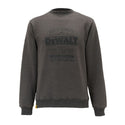 DeWalt Mens Delaware Crew Neck Regular Fit Work Top Sweatshirt-CHARCOAL - Borderland Muff