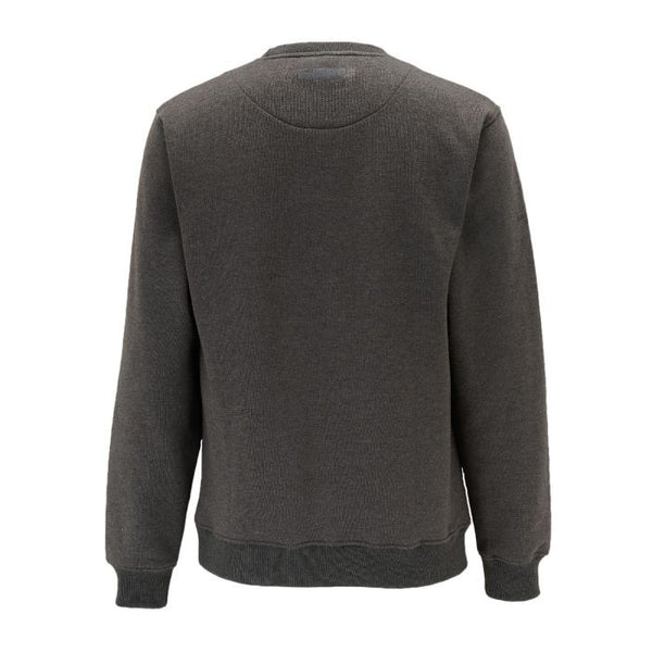 DeWalt Mens Delaware Crew Neck Regular Fit Work Top Sweatshirt-CHARCOAL - Borderland Muff