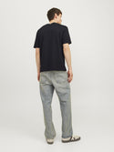 Jack & Jones Mens Fredeiksberg Regular Fit 100% Cotton Tee-BLACK - Borderland Muff