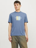 Jack & Jones Mens Fredeiksberg Regular Fit 100% Cotton Tee-NIGHT - Borderland Muff