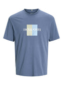 Jack & Jones Mens Fredeiksberg Regular Fit 100% Cotton Tee-NIGHT - Borderland Muff