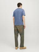 Jack & Jones Mens Fredeiksberg Regular Fit 100% Cotton Tee-NIGHT - Borderland Muff