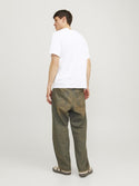 Jack & Jones Mens Fredeiksberg Regular Fit 100% Cotton Tee-BRIGHT WHITE - Borderland Muff