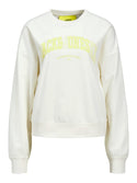 JJXX Ladies Ava Relaxed Fit Crew Neck Sweat-VANILLA - Borderland Muff