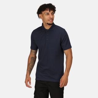 Regatta Men's 65/35 Short Sleeve Pro Work Polo Shirt-NAVY - Borderland Muff