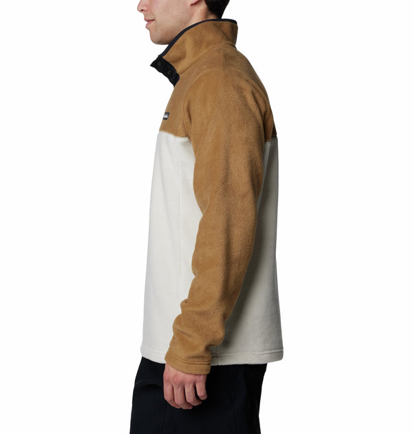 Columbia Men's Steens Mountain II Regular Fit Half Snap Fleece-STONE - Borderland Muff