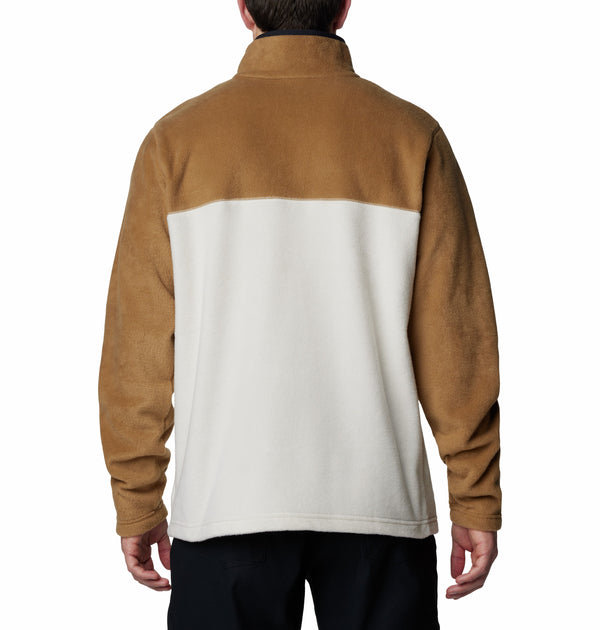 Columbia Men's Steens Mountain II Regular Fit Half Snap Fleece-STONE - Borderland Muff