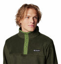 Columbia Men's Steens Mountain II Regular Fit Half Snap Fleece-GREEN - Borderland Muff
