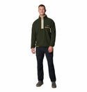 Columbia Mens Helvetia II Regular Fit Half Snap Fleece-GREEN - Borderland Muff