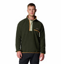 Columbia Mens Helvetia II Regular Fit Half Snap Fleece-GREEN - Borderland Muff