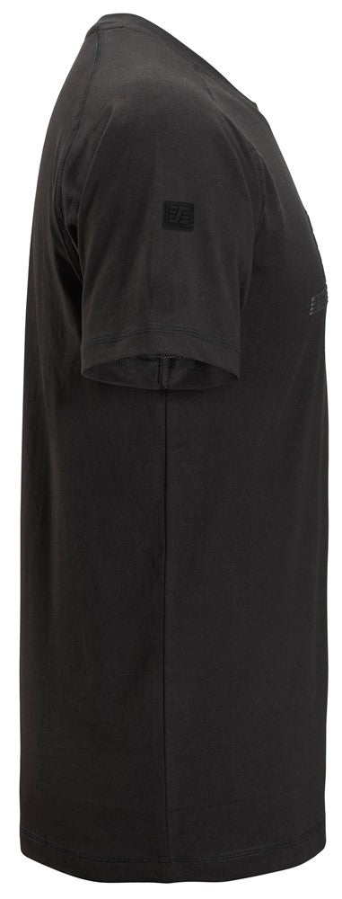 Snickers Men's Short Sleeve Logo T-shirt-BLACK - Borderland Muff