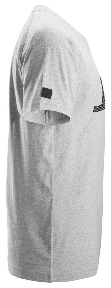 Snickers Men's Short Sleeve Logo T-shirt-GREY - Borderland Muff