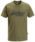Snickers Men's Short Sleeve Logo T-shirt-KHAKI - Borderland Muff