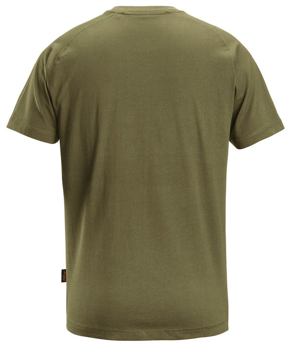 Snickers Men's Short Sleeve Logo T-shirt-KHAKI - Borderland Muff