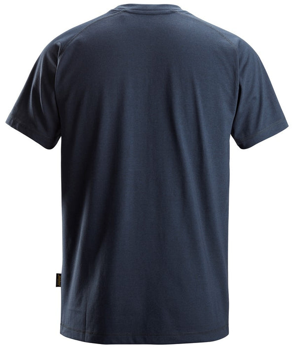 Snickers Men's Short Sleeve Logo T-shirt-NAVY - Borderland Muff