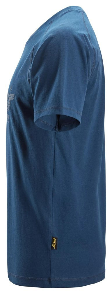 Snickers Men's Short Sleeve Logo T-shirt-BLUE - Borderland Muff