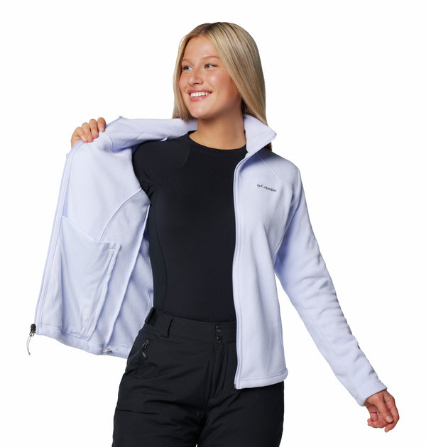 Columbia Ladies Fast Trek II regular Fit Full Zip Fleece-SNOW - Borderland Muff