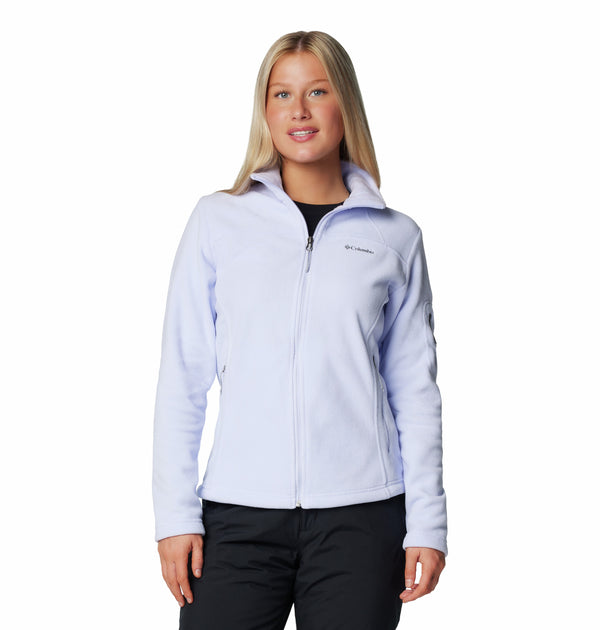 Columbia Ladies Fast Trek II regular Fit Full Zip Fleece-SNOW - Borderland Muff