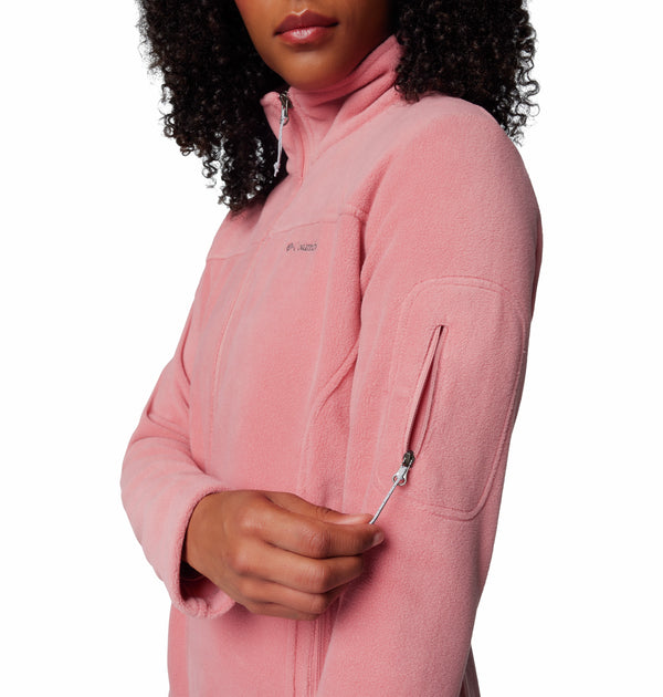 Columbia Ladies Fast Trek II regular Fit Full Zip Fleece-AGAVE - Borderland Muff
