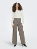 JDY Geggo Wide Fit Elasticated Trousers 30" Leg-DRIFTWOOD - Borderland Muff